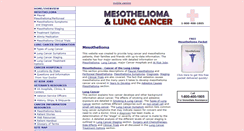 Desktop Screenshot of mesothelioma-lung-cancer.org